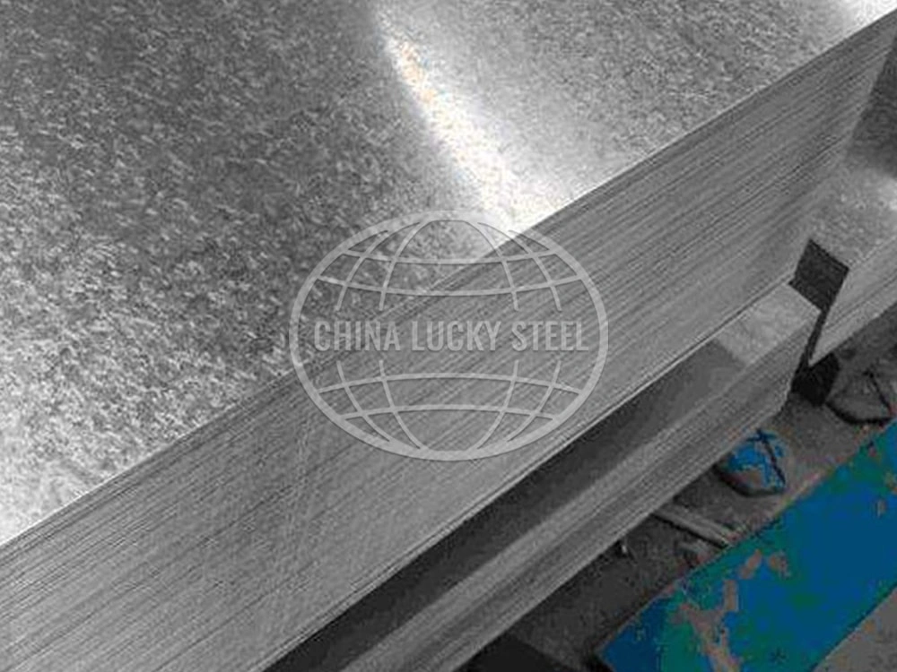Galvanized steel sheet 2mm thick with DX52d grade