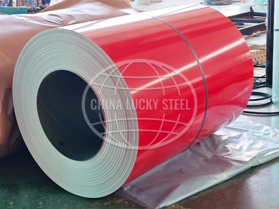 Color Coated Steel PPGI Coil With RAL9002 White