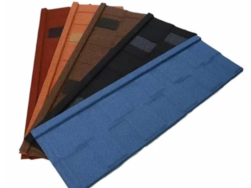 Color Stone Coated Steel Sheet High-Quality Metal-Colored Stone Tiles