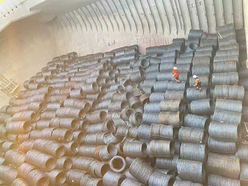 Hot rolled steel wire coil