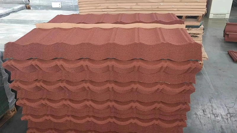Stone coated roofing tiles